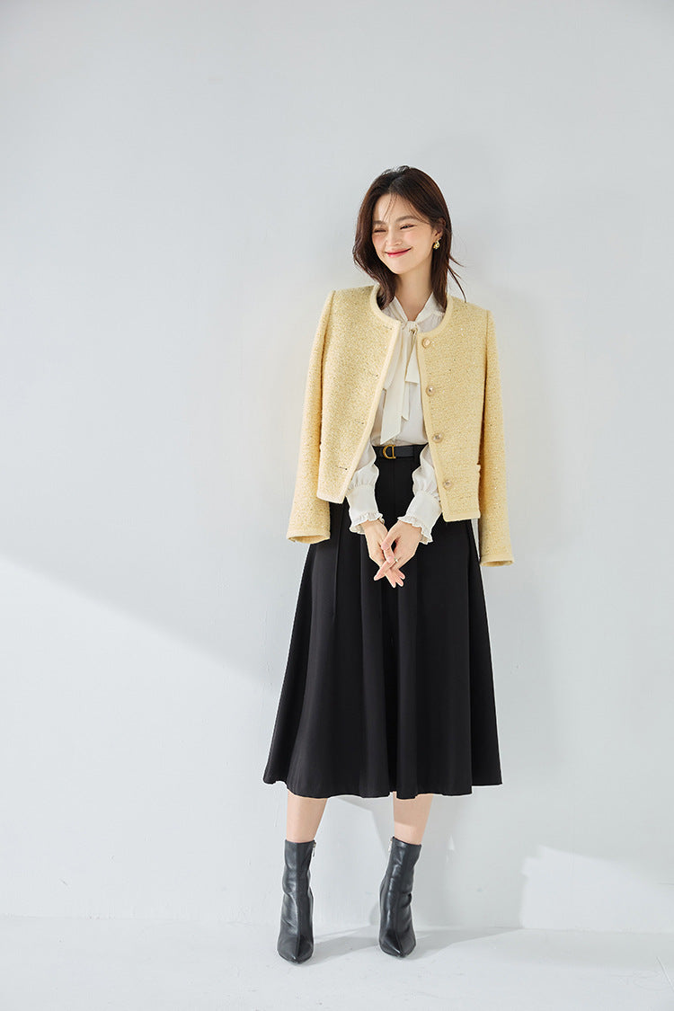 Aurielle Sequin Cropped Jacket