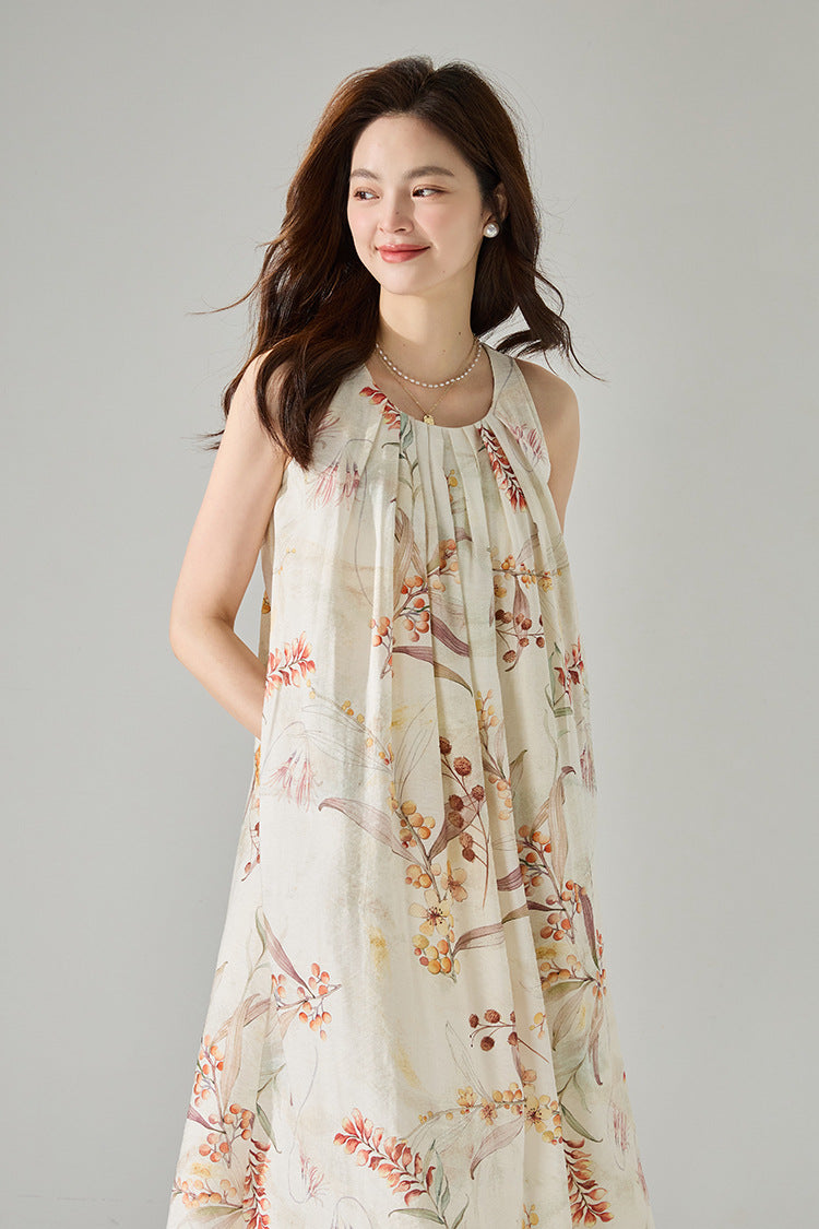 Lunara Botanical Maxi Dress