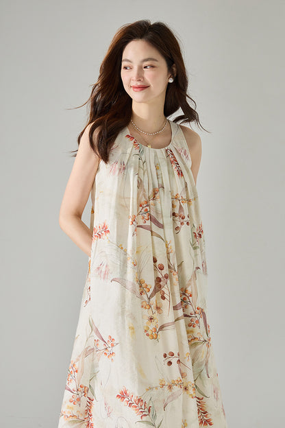Lunara Botanical Maxi Dress