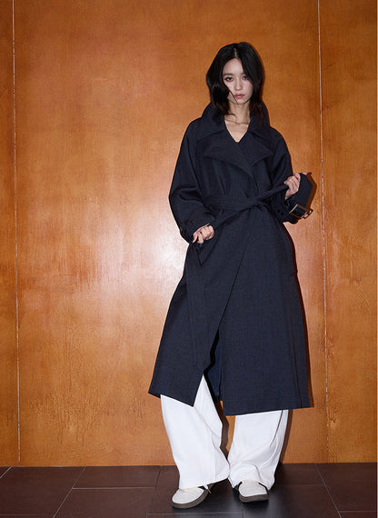 Oversized British Style Trench Coat