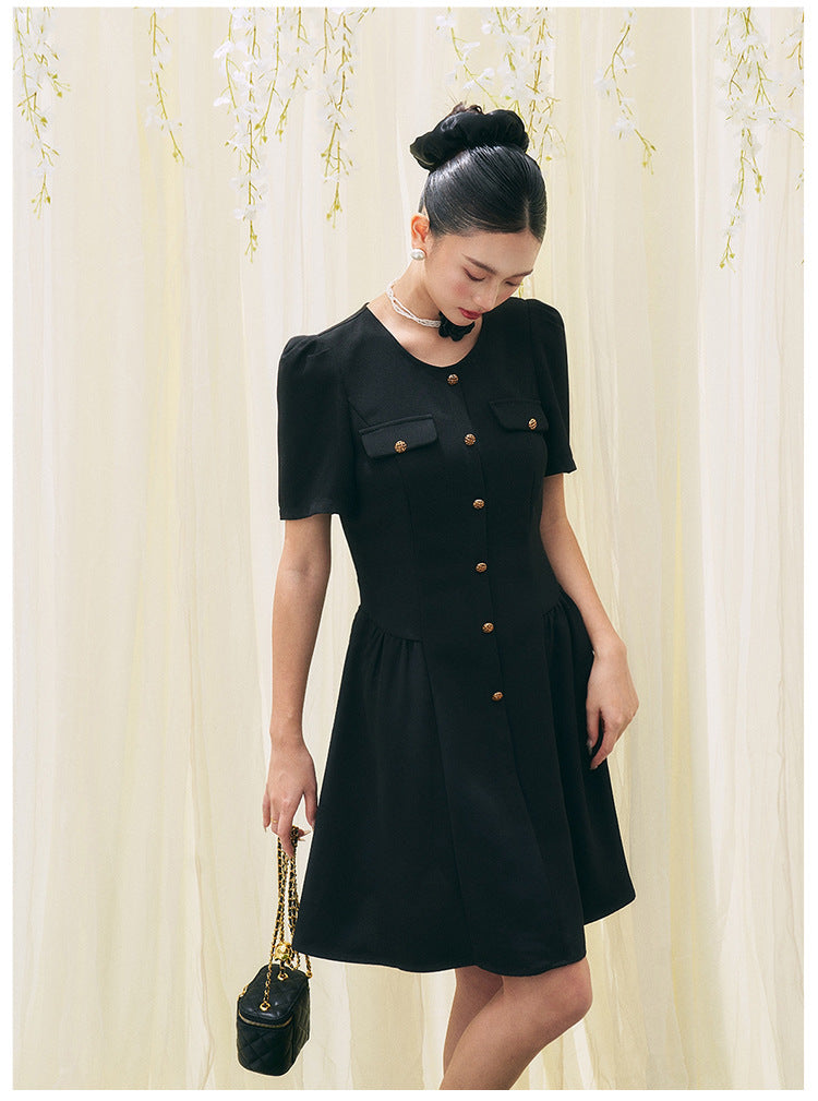 Colette Puff Sleeve Mini Dress