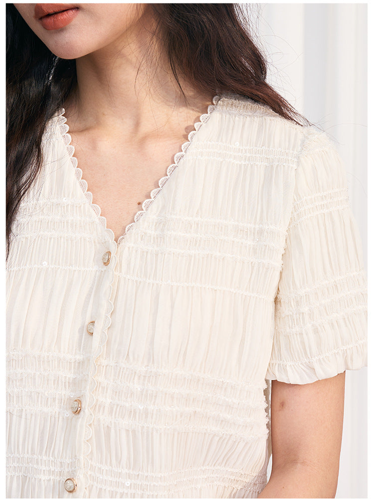 Lumière Ruffle Two-Piece Skirt Set
