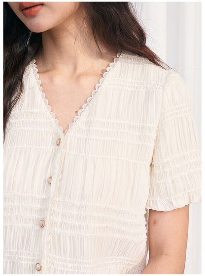 Lumière Ruffle Two-Piece Skirt Set