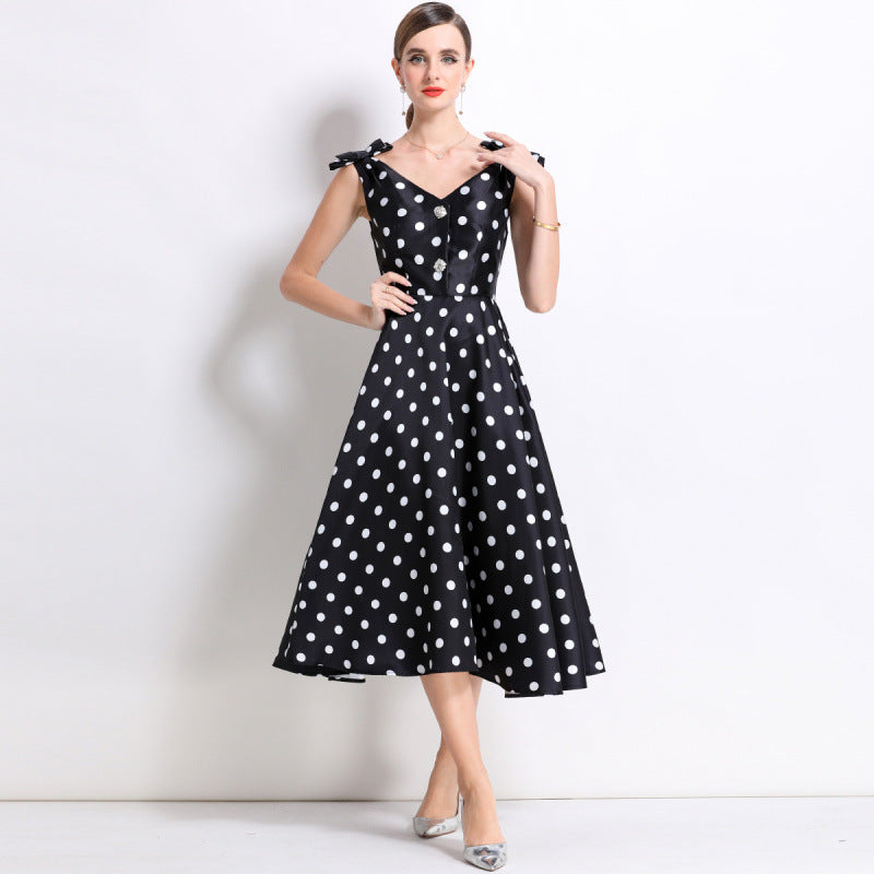 Crystal Bow Maxi Dress