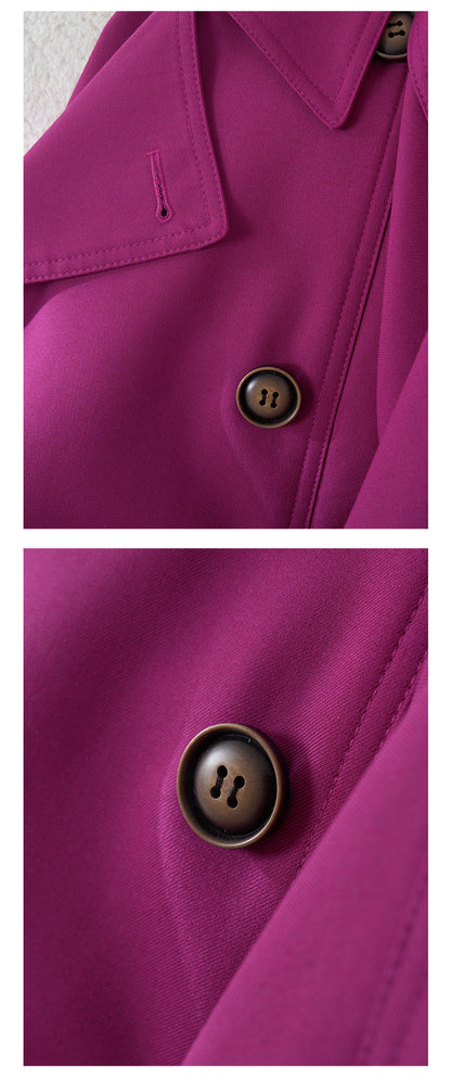 Goddess Silhouette Belted Long Trench Coat – Paris Edition