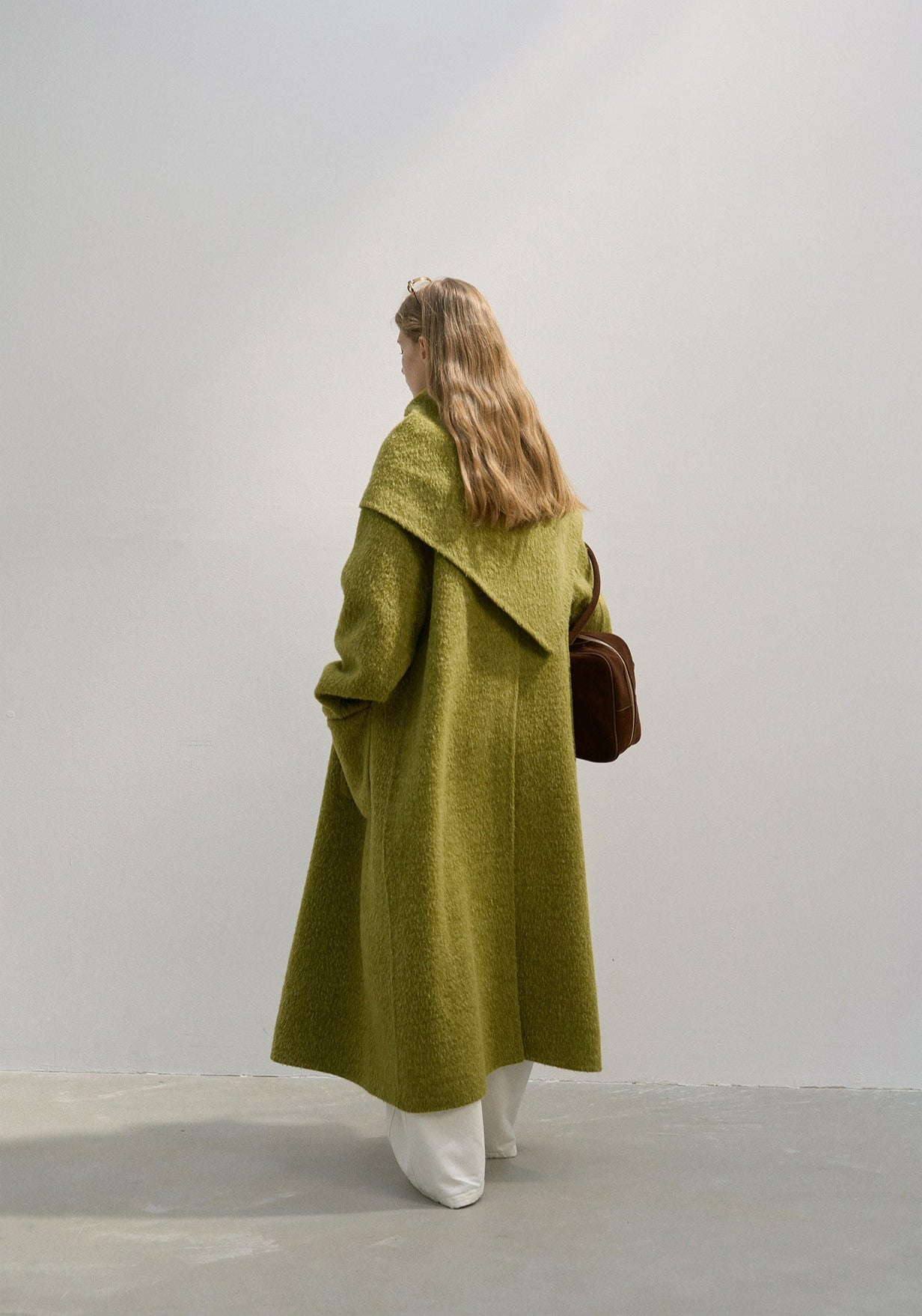 3D Textured Alpaca Wool Coat