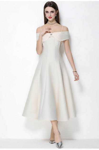 Seralya Bow Strap Maxi Dress