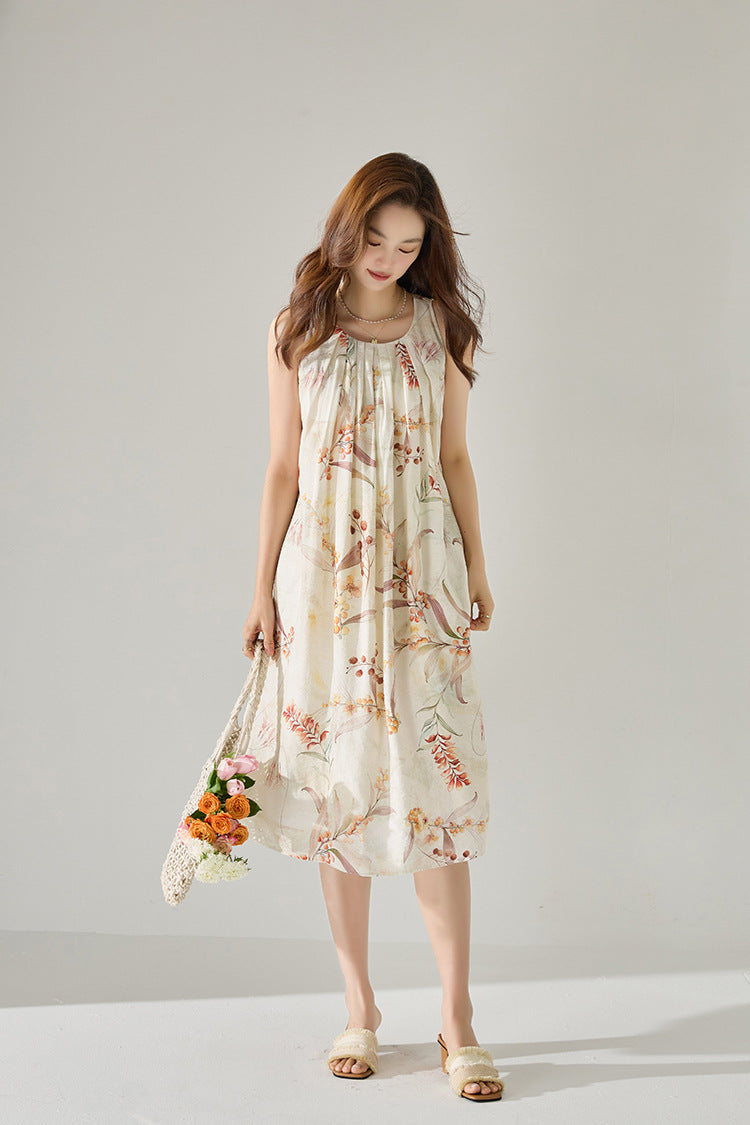 Lunara Botanical Maxi Dress