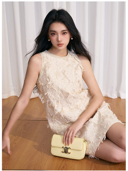Amélie Textured Midi Dress