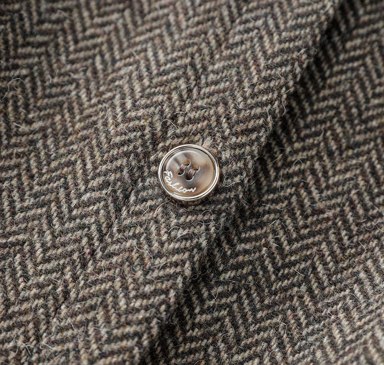 Retro Wool-Blend Vest Midi Dress + Knit Sweater Set