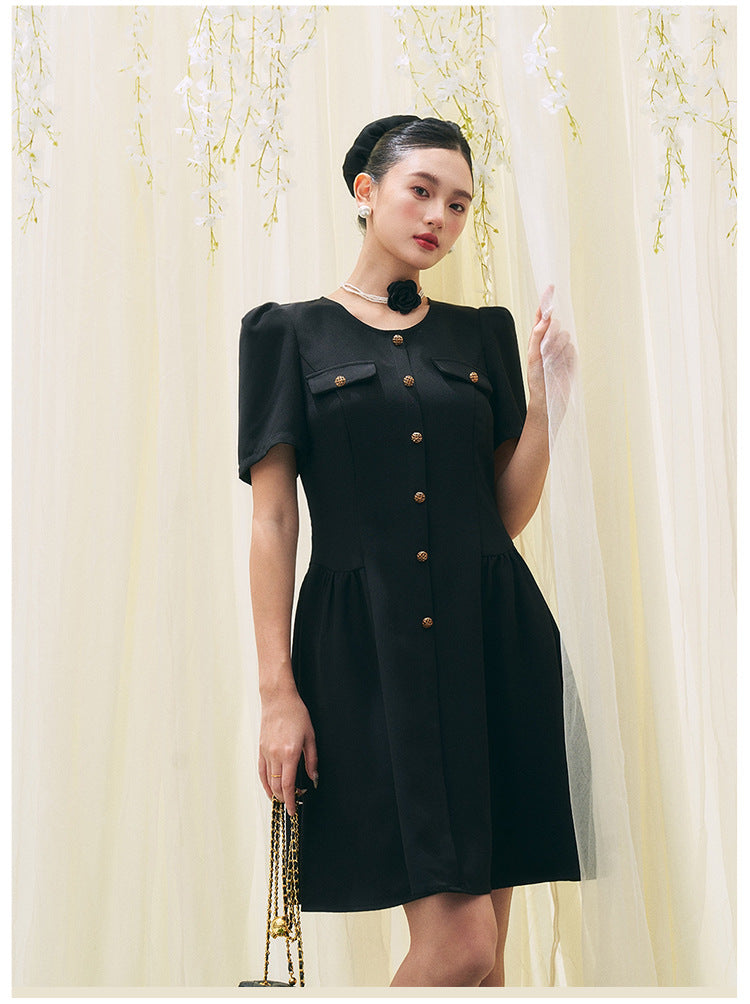 Colette Puff Sleeve Mini Dress