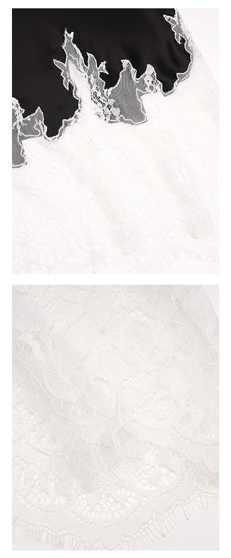 Lace-Trimmed Acetate Satin Maxi Skirt