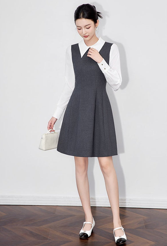 Sophia City Style Two-Piece Effect Dress