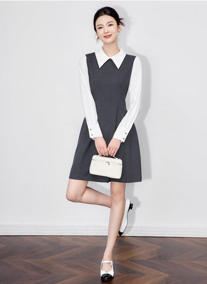 Sophia City Style Two-Piece Effect Dress