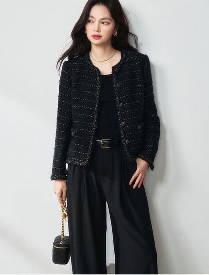 High-Waisted Straight-Leg Women's Trousers
