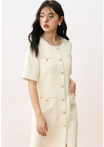 Grace in Motion – Short Sleeve Elegance Dress
