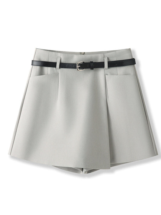 High-Waisted A-Line Skort – Modern Fit with Stretch Fabric