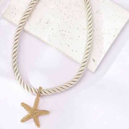 Nerissa Starfish Jewelry Set (Necklace & Earrings)