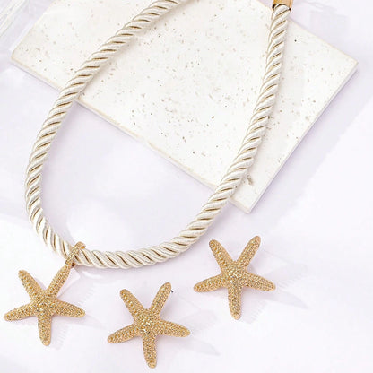 Nerissa Starfish Jewelry Set (Necklace & Earrings)