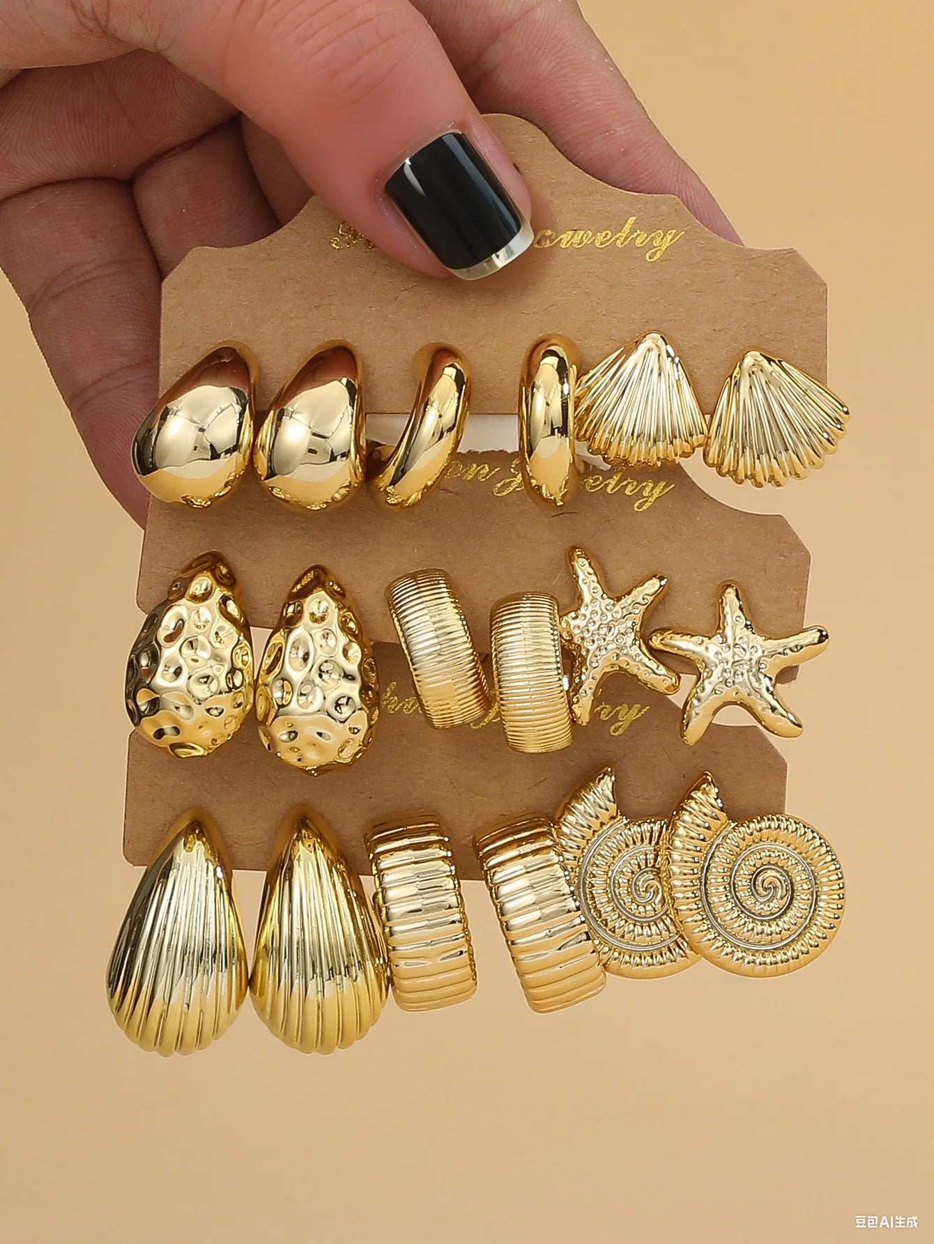 Coastal Muse Earring Set (9 Pairs)