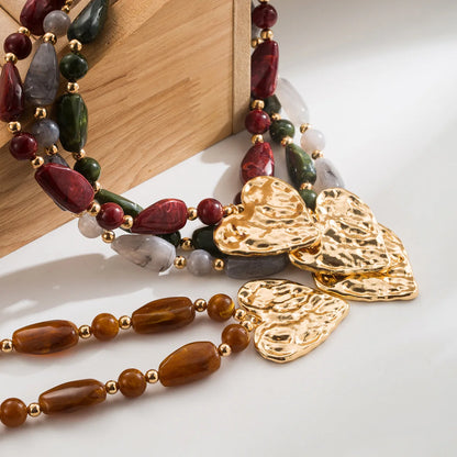 Elaris Layered Resin Necklace