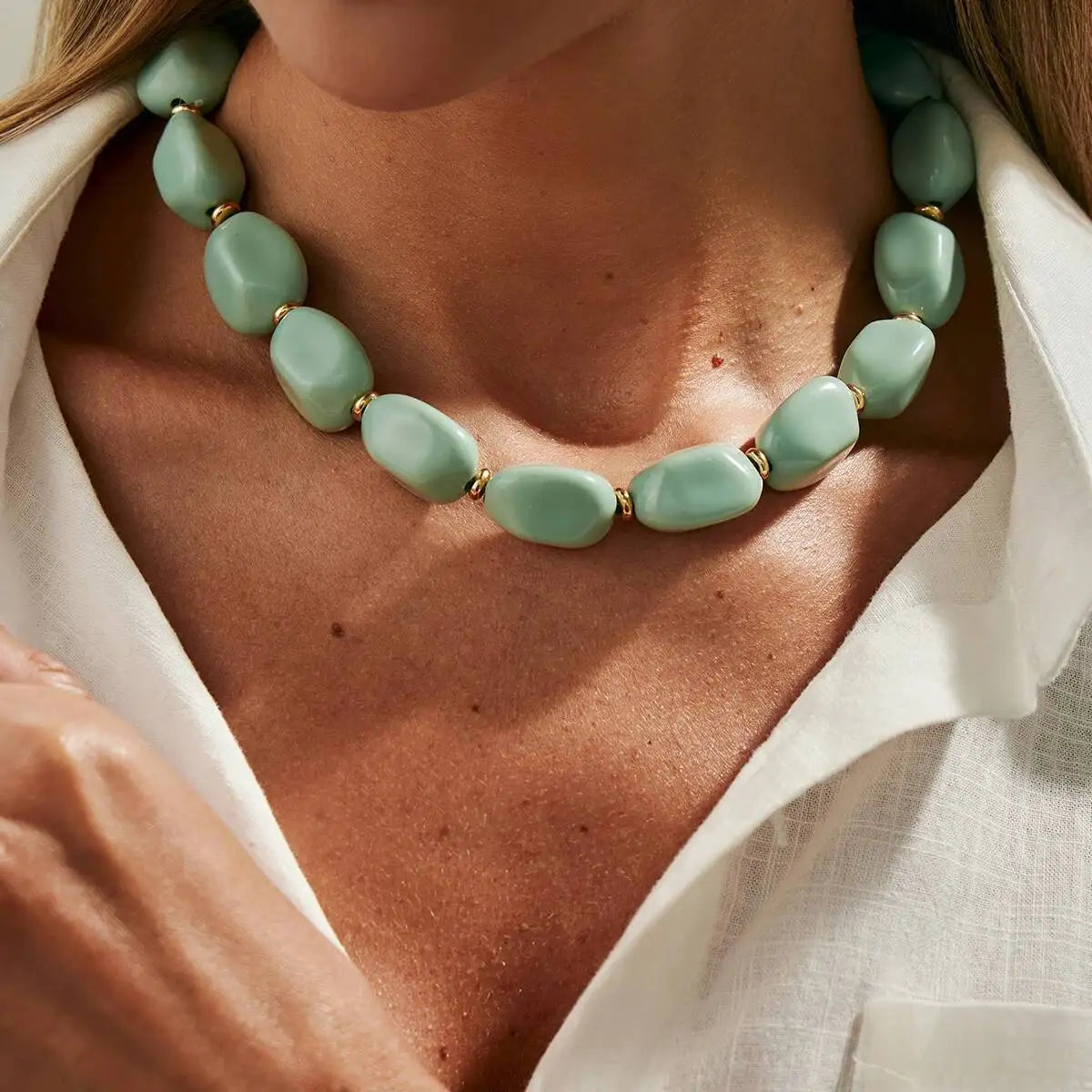 Orlisse Irregular Bead Choker (5 Styles)