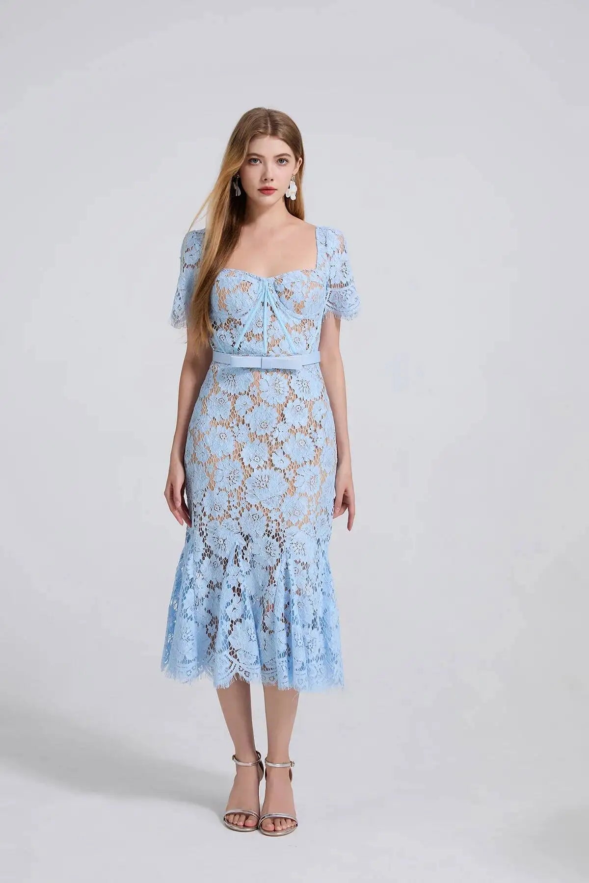 Elegant Lace Mermaid Evening Dress