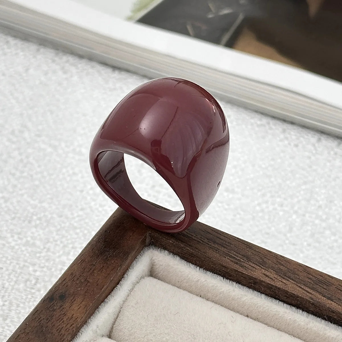 Orlina Resin Bangle & Ring Set