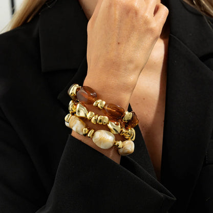 Zelira Y2K Resin Bracelet Set (3-Piece)