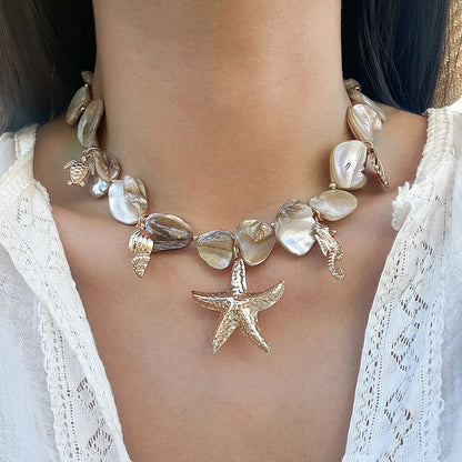 Mariselle Shell & Starfish Necklace
