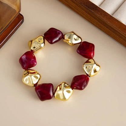 Ravelle Red Resin Bangle Collection (6 Styles)