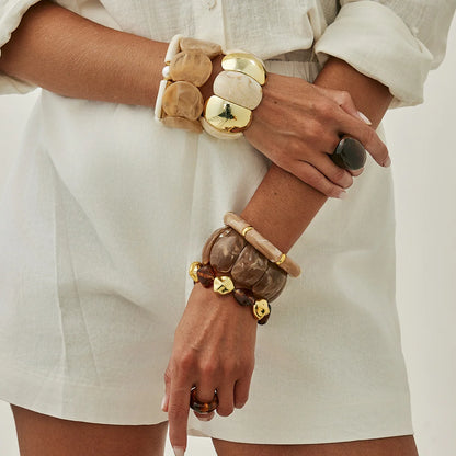 Velora Resin Bangle Collection