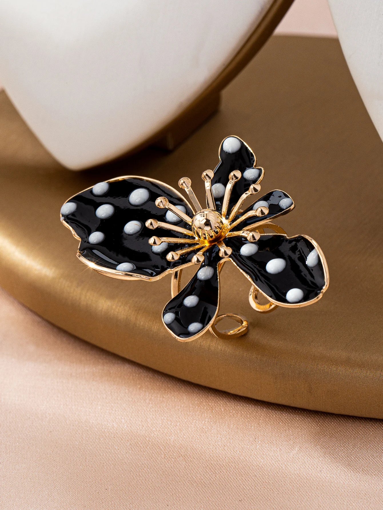 Noira Polka Bloom Statement Ring