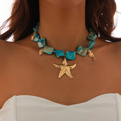 Mariselle Shell & Starfish Necklace
