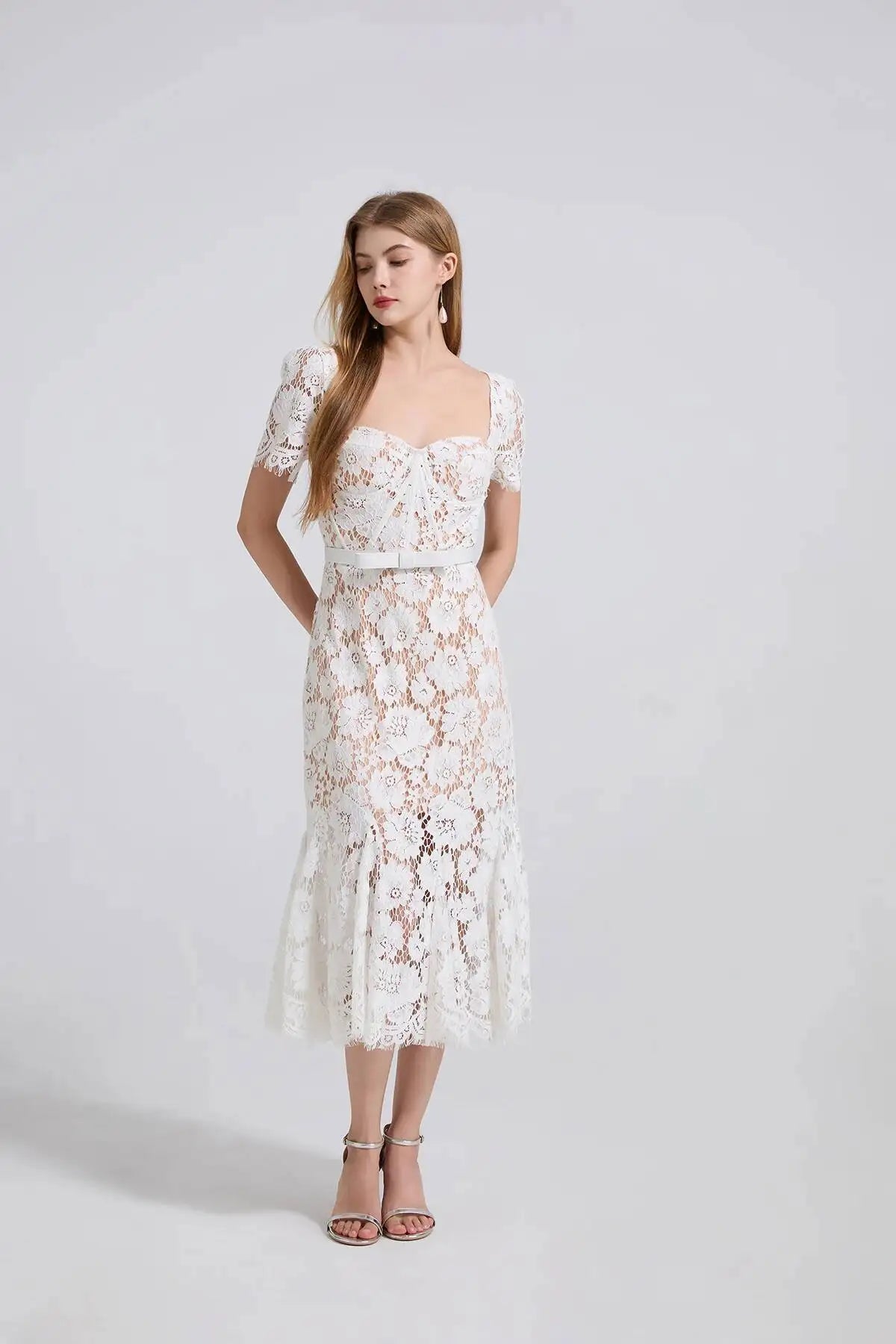Elegant Lace Mermaid Evening Dress