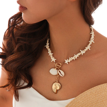 Mariselle Shell & Starfish Necklace