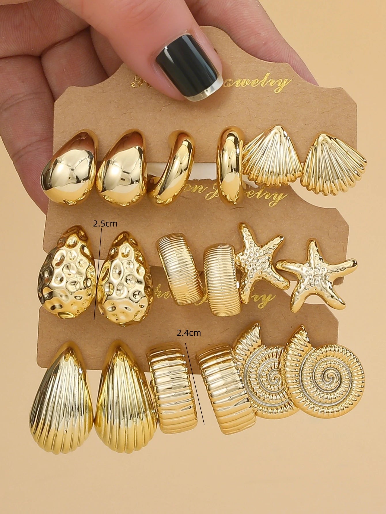 Coastal Muse Earring Set (9 Pairs)