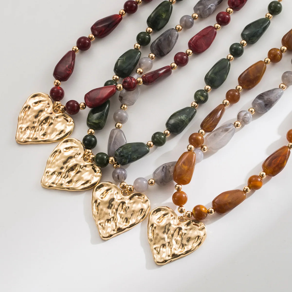 Elaris Layered Resin Necklace