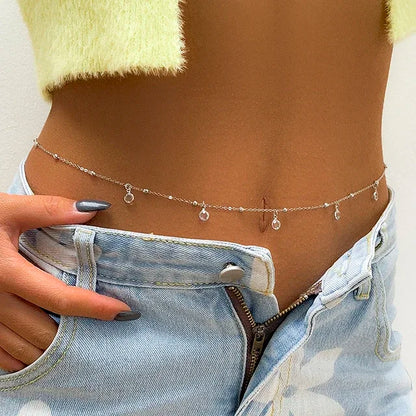 Selene Double Layer Pearl Waist Chain