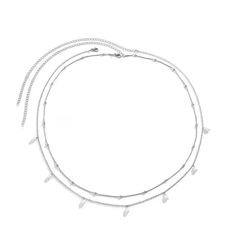 Selene Double Layer Pearl Waist Chain