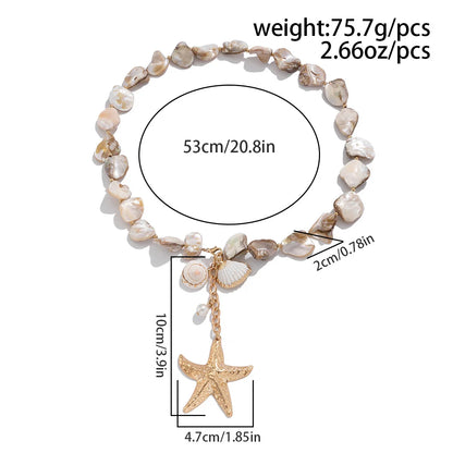Mariselle Shell & Starfish Necklace