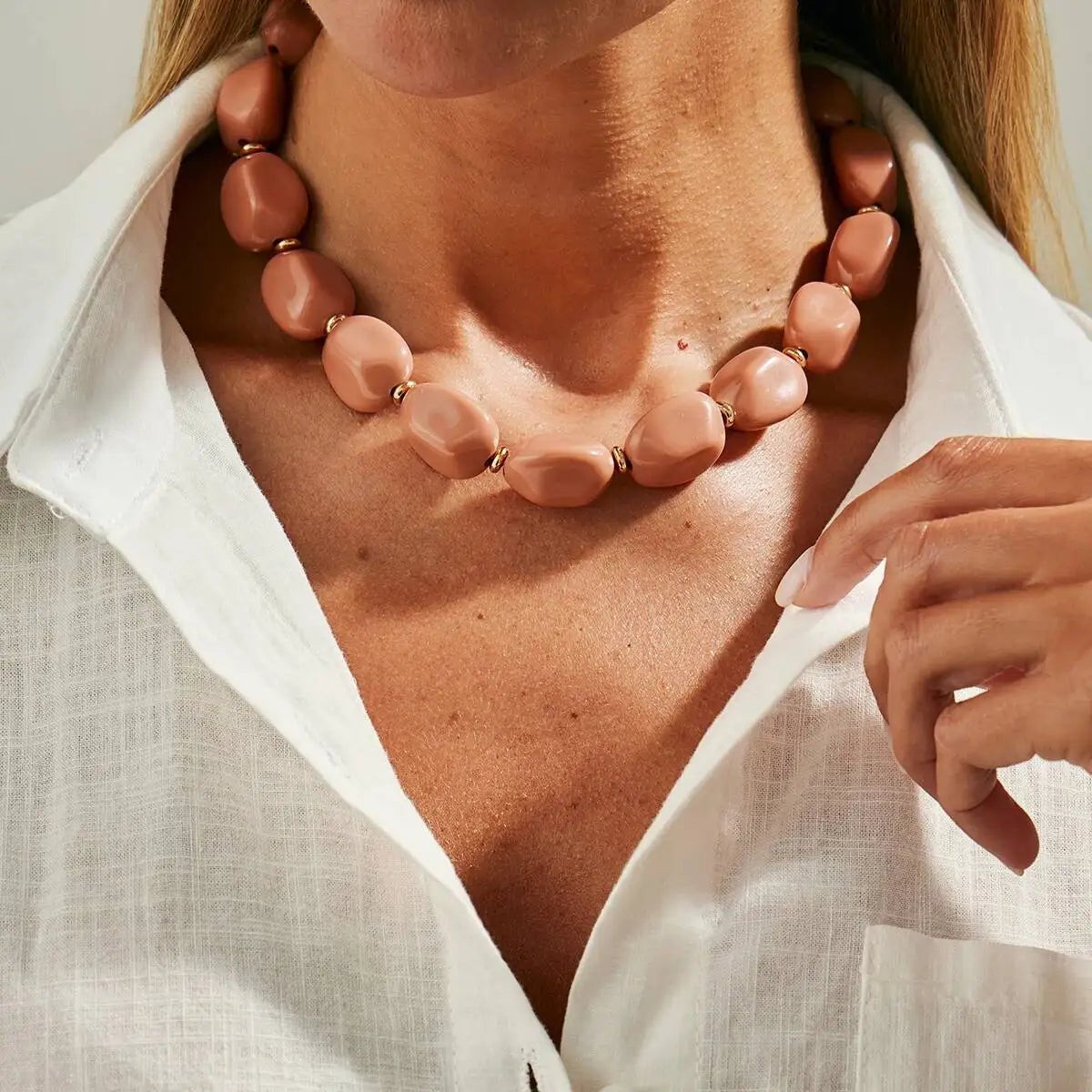 Orlisse Irregular Bead Choker (5 Styles)