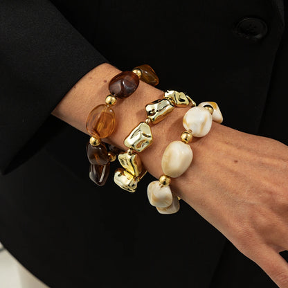 Zelira Y2K Resin Bracelet Set (3-Piece)