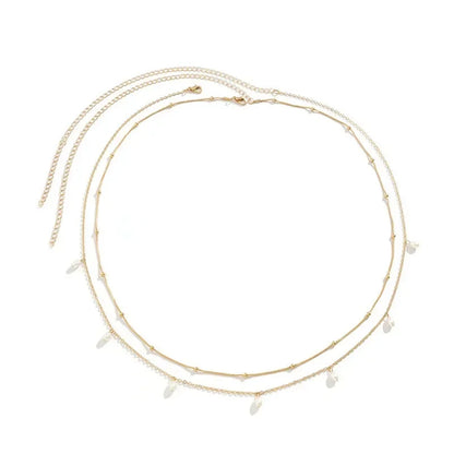 Selene Double Layer Pearl Waist Chain