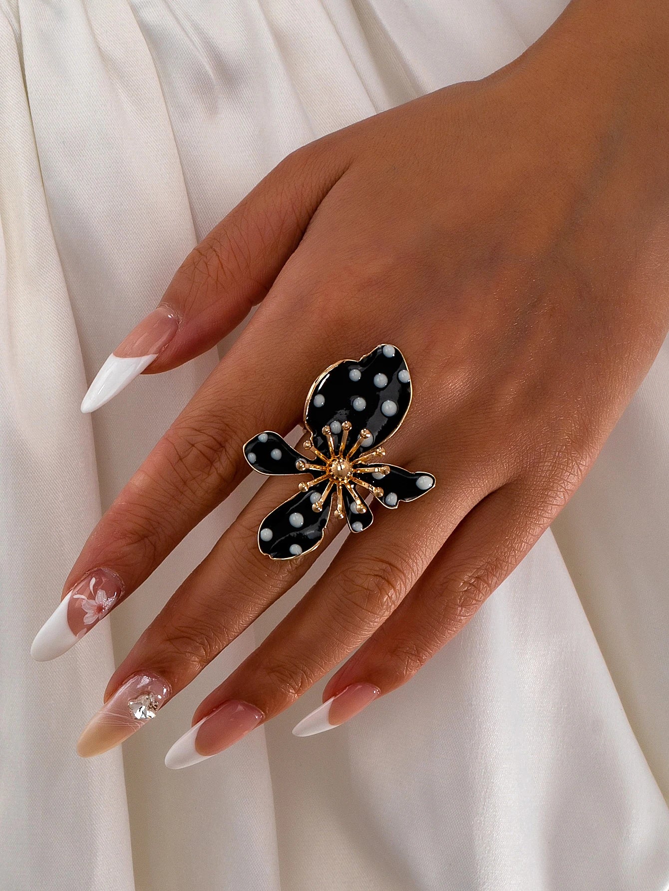 Noira Polka Bloom Statement Ring