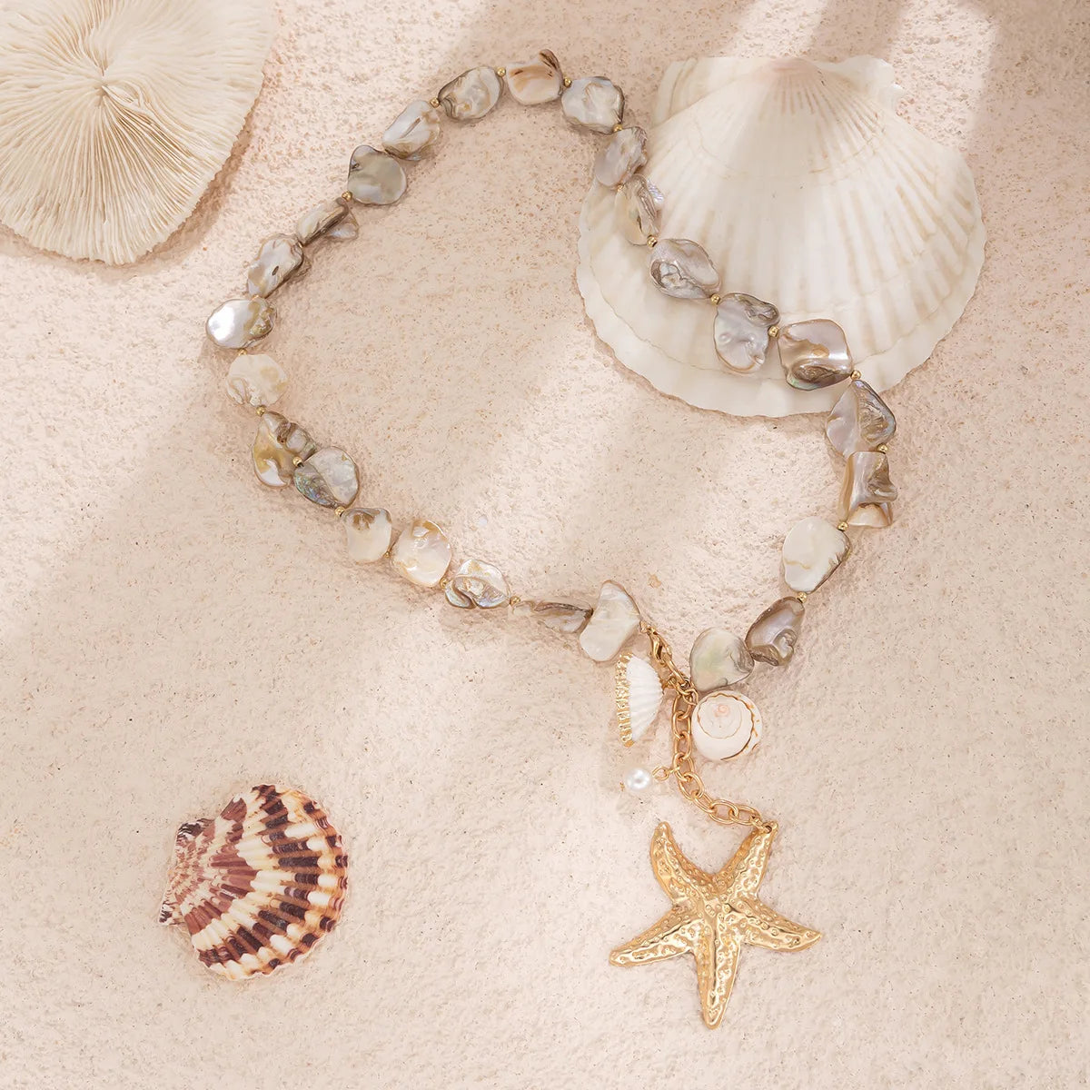 Mariselle Shell & Starfish Necklace