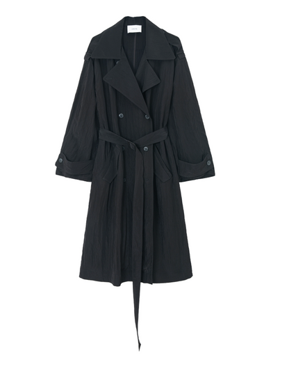 Satin Shine Sleeveless Summer Trench – One Size
