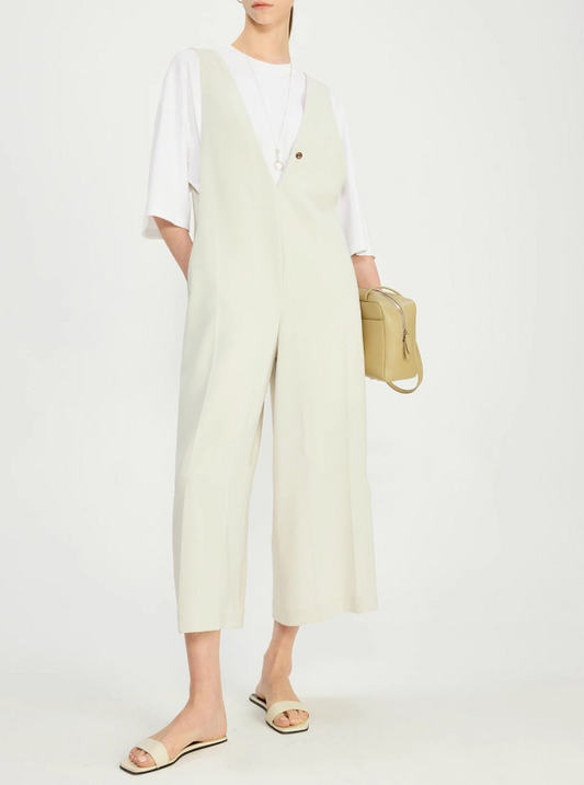 Relaxed European Street Style Oversized Jumpsuit