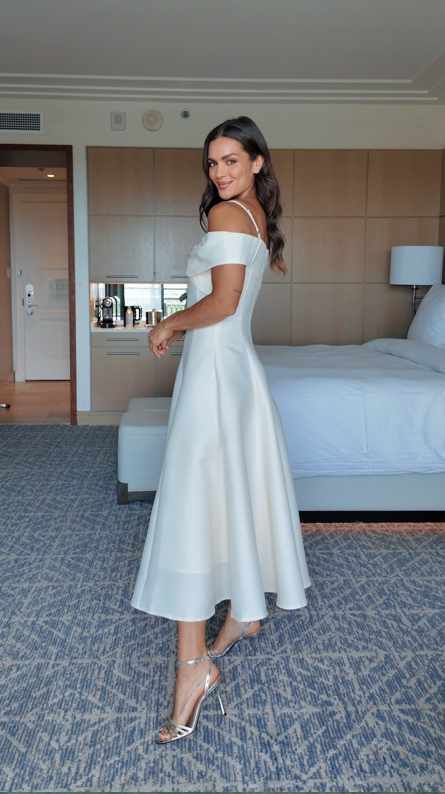 Seralya Bow Strap Maxi Dress