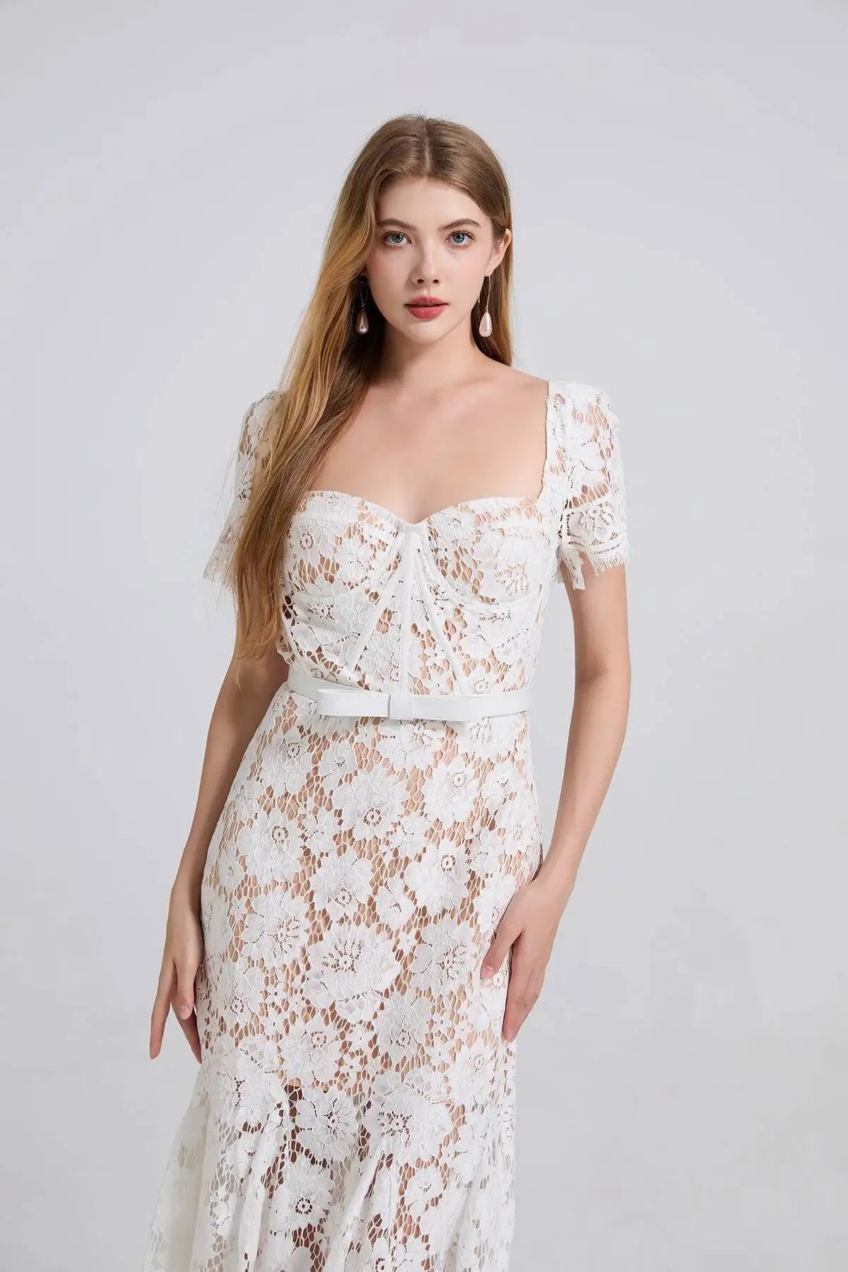 Elegant Lace Mermaid Evening Dress